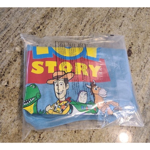 Disney Pixar Size M TOY STORY LOGO & CHARACTERS T-SHIRT Woody Slinko Alien Buzz - Picture 12 of 12
